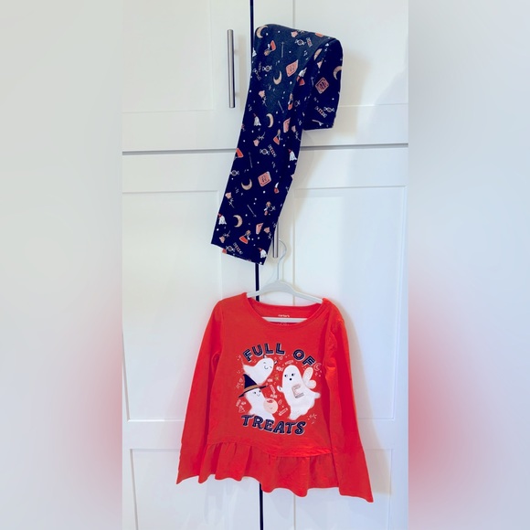 Carter's Other - Halloween top & leggings  👻